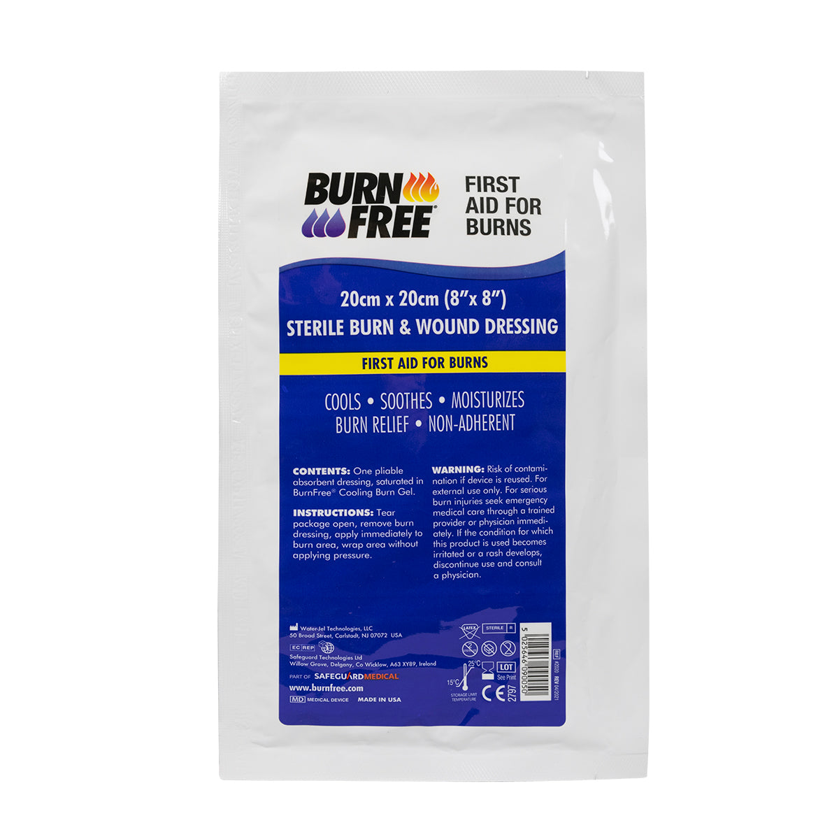 Safeguard Medical | Burn Free™ Burn Dressing Safeguard Medical | Burn Free™ Burn Dressing