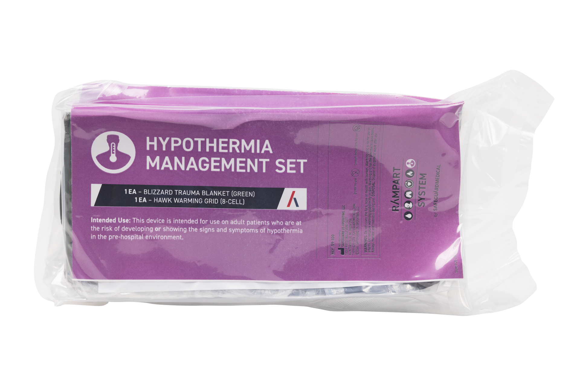 Hypothermia PR 1枚 Safeguard Medical | Hypothermia Management Set - Blizzard™ 3-layer