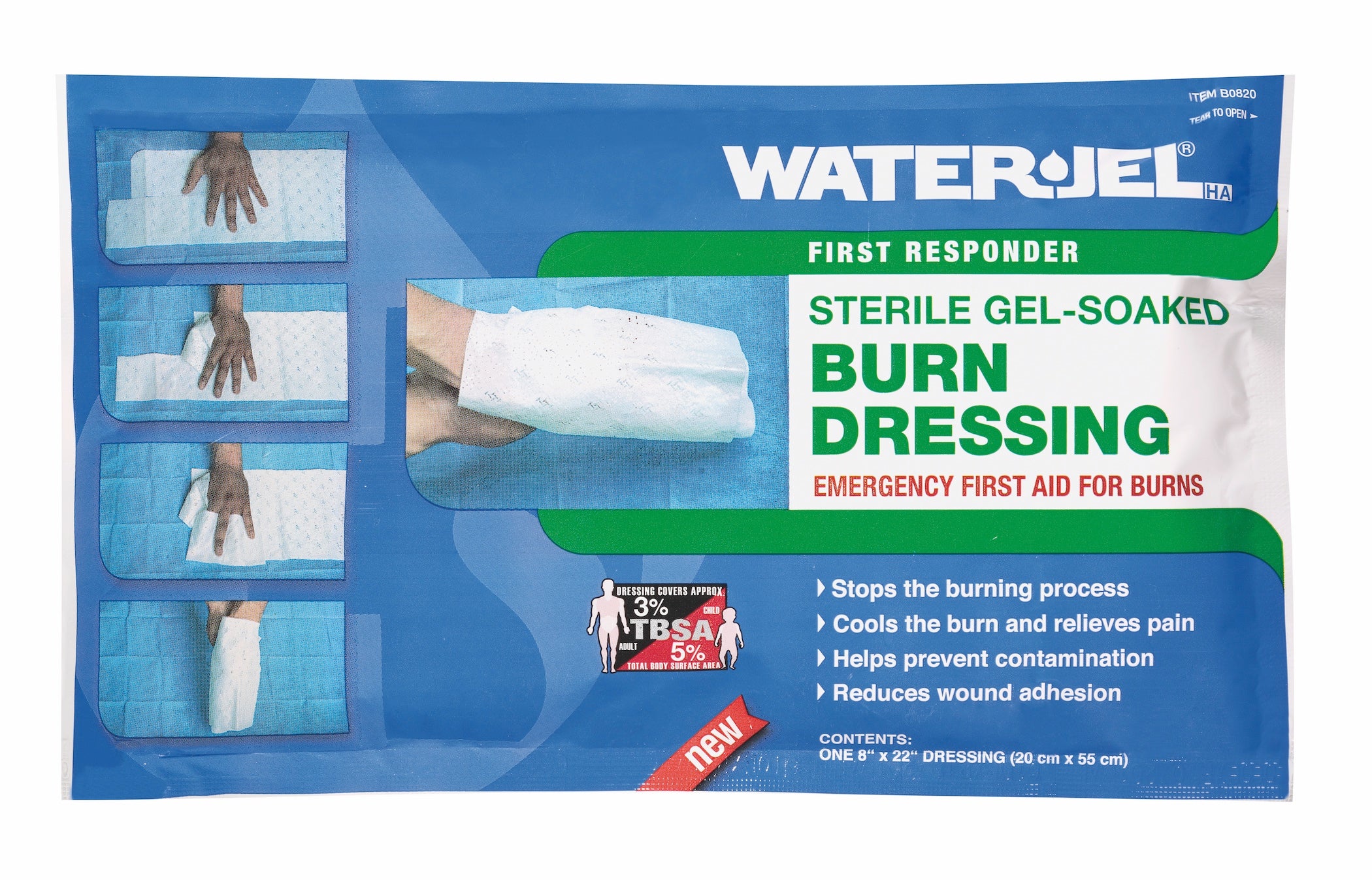 Safeguard Medical | Water-Jel™ First Responder Burn Dressings