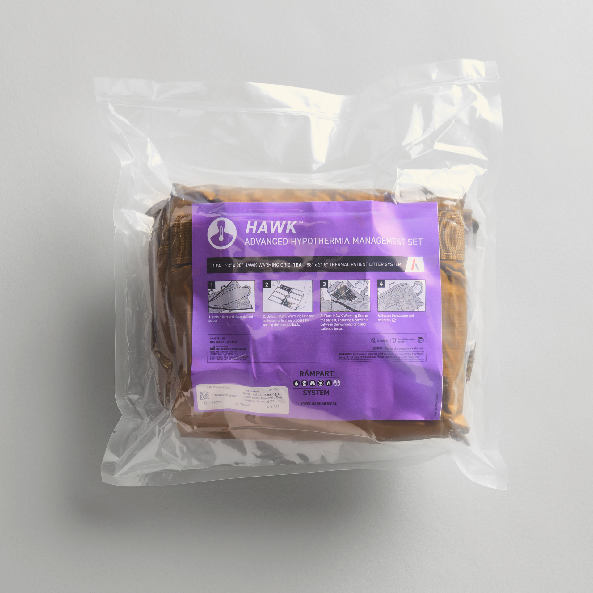 Safeguard Medical | HAWK™ Advanced Hypothermia Management Set
