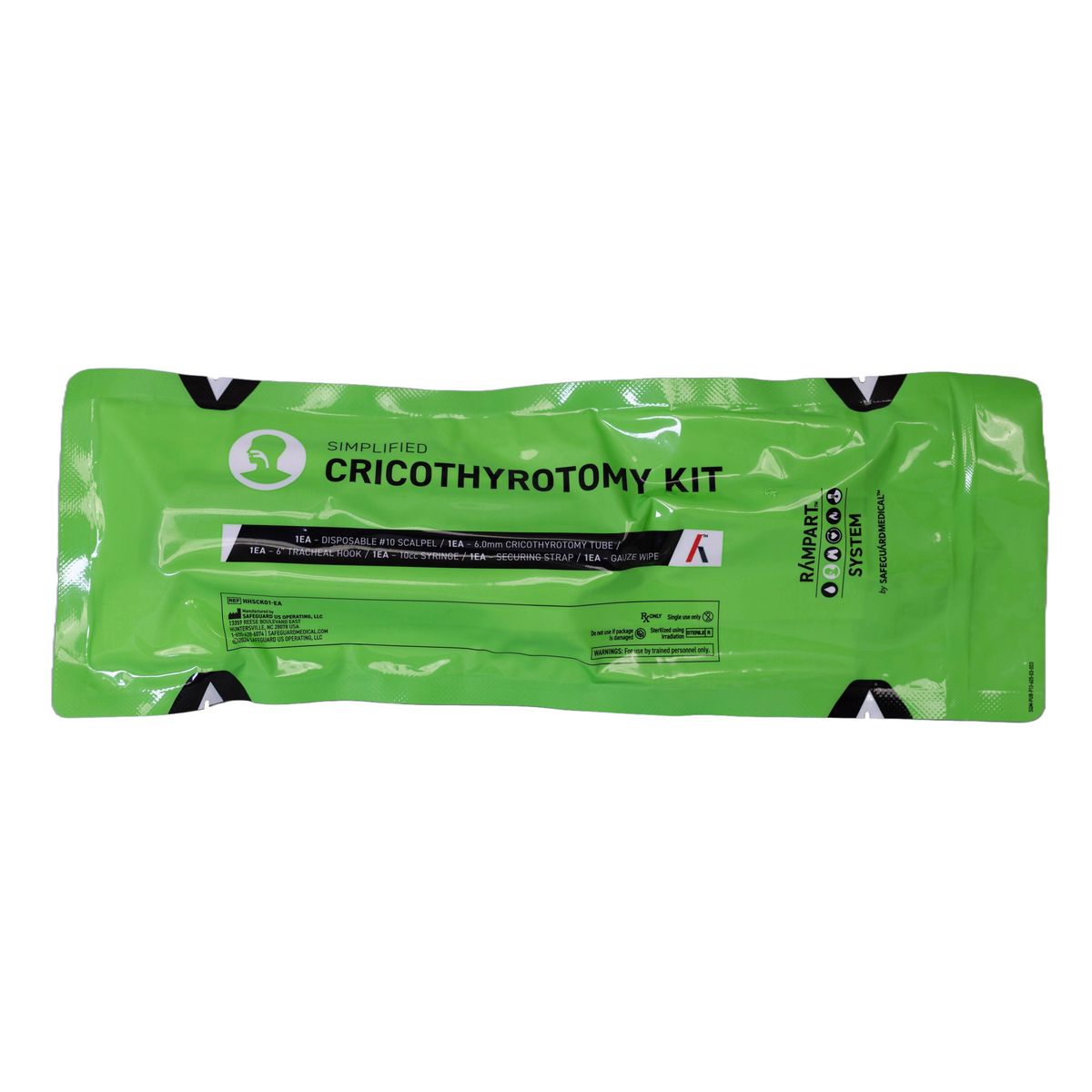 Cric Device Safeguard Medical | Simplified Cric Kit (case of 10)