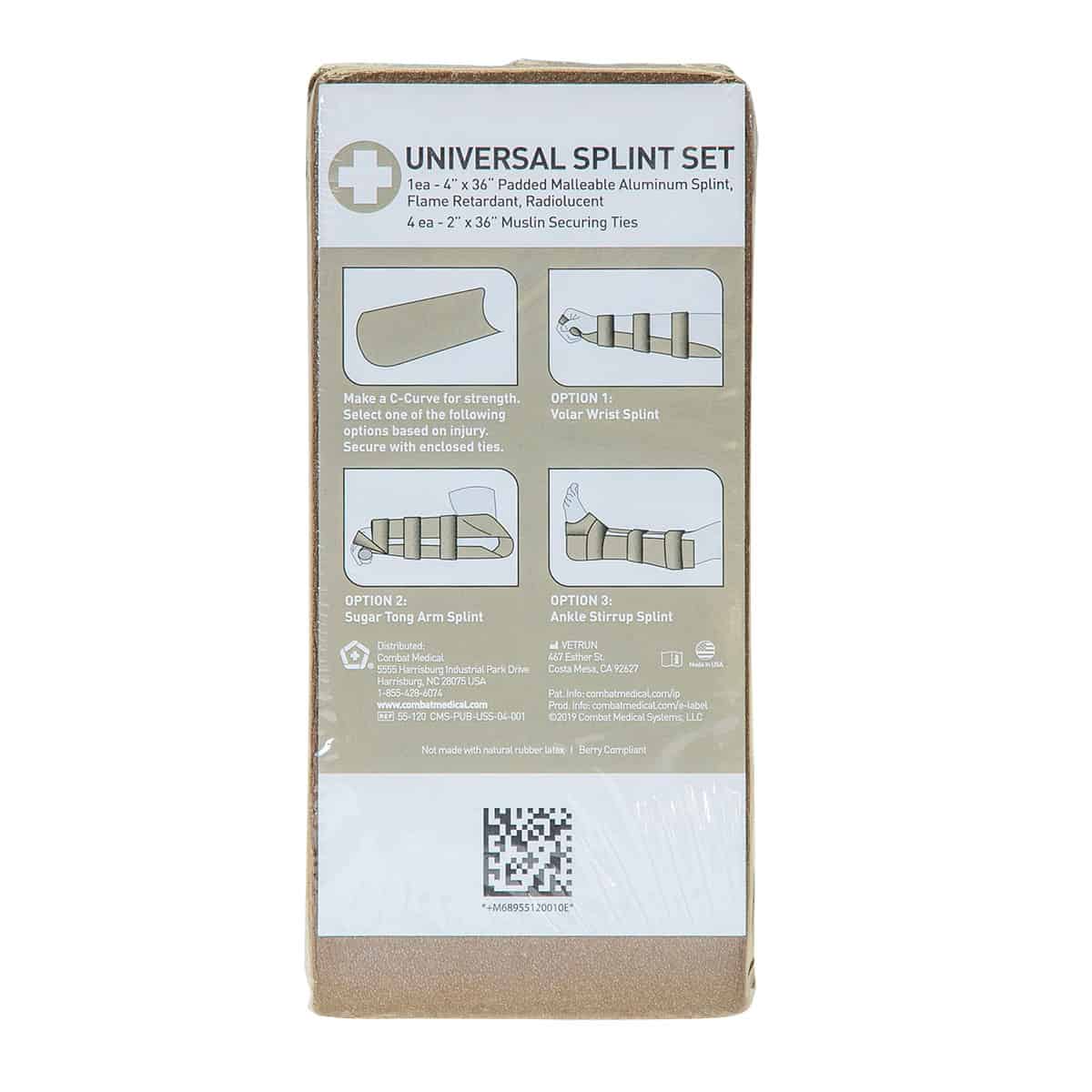 Safeguard Medical | Universal Splint ST, Flame Retardant